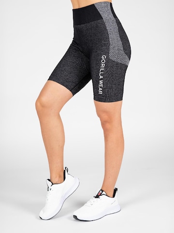 Gorilla Wear Skinny Workout Pants 'Selah' in Grey: front