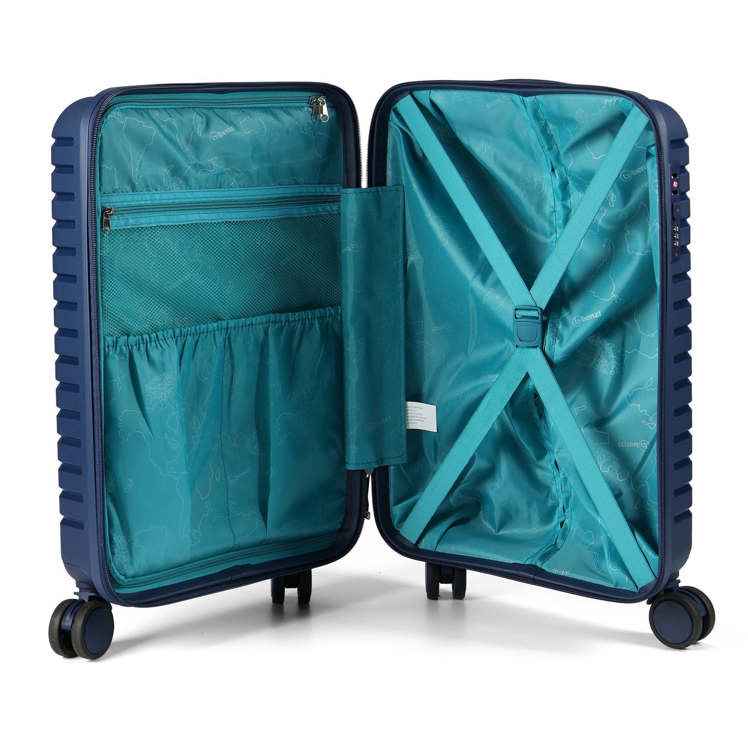 Benzi Suitcase set in Blue