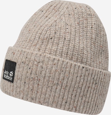 JACK WOLFSKIN - Gorro deportivo en beige: frente