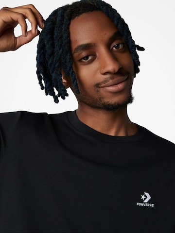 T-Shirt 'Converse Go-To Embroidered Star Chevron Standard-Fit T-Shirt' CONVERSE en noir