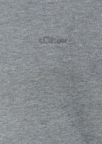 s.Oliver Men Big Sizes Trui in Grijs: voorkant