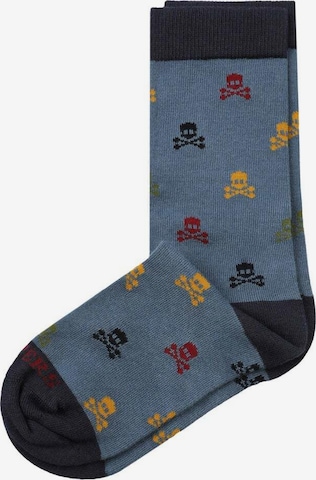 Scalpers Socks in Blue: front