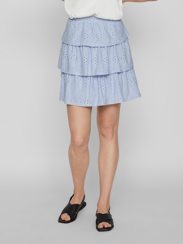 VILA Skirt 'Kawa' in Blue: front