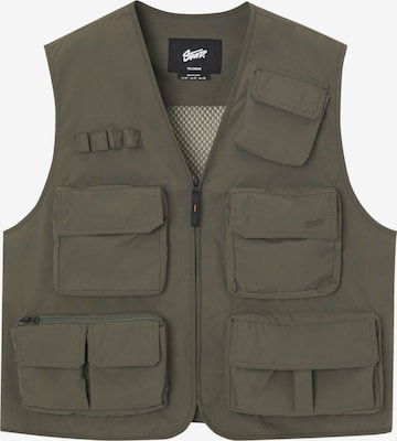 Pull&Bear Vest in Green: front