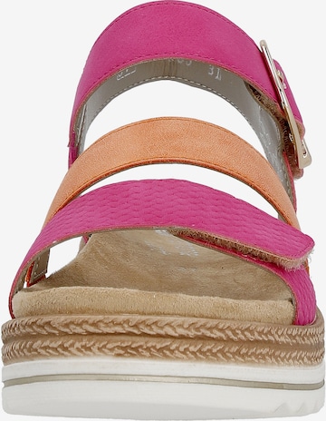 REMONTE Sandalen met riem in Roze