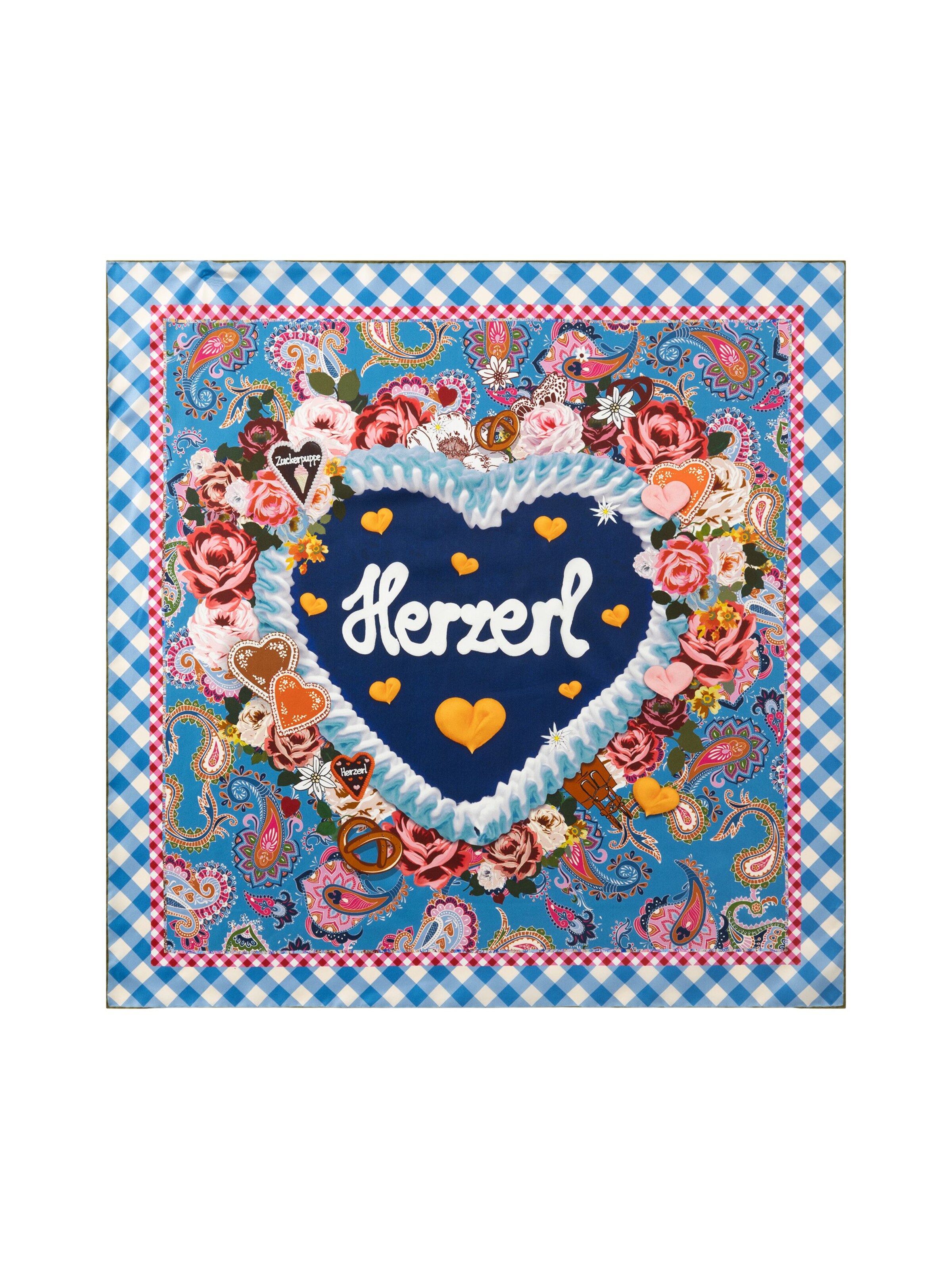 CODELLO Tuch in Blau: Vorderseite