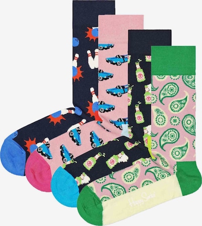 Happy Socks Socks in Navy / Dark blue / Light green / Light pink, Item view