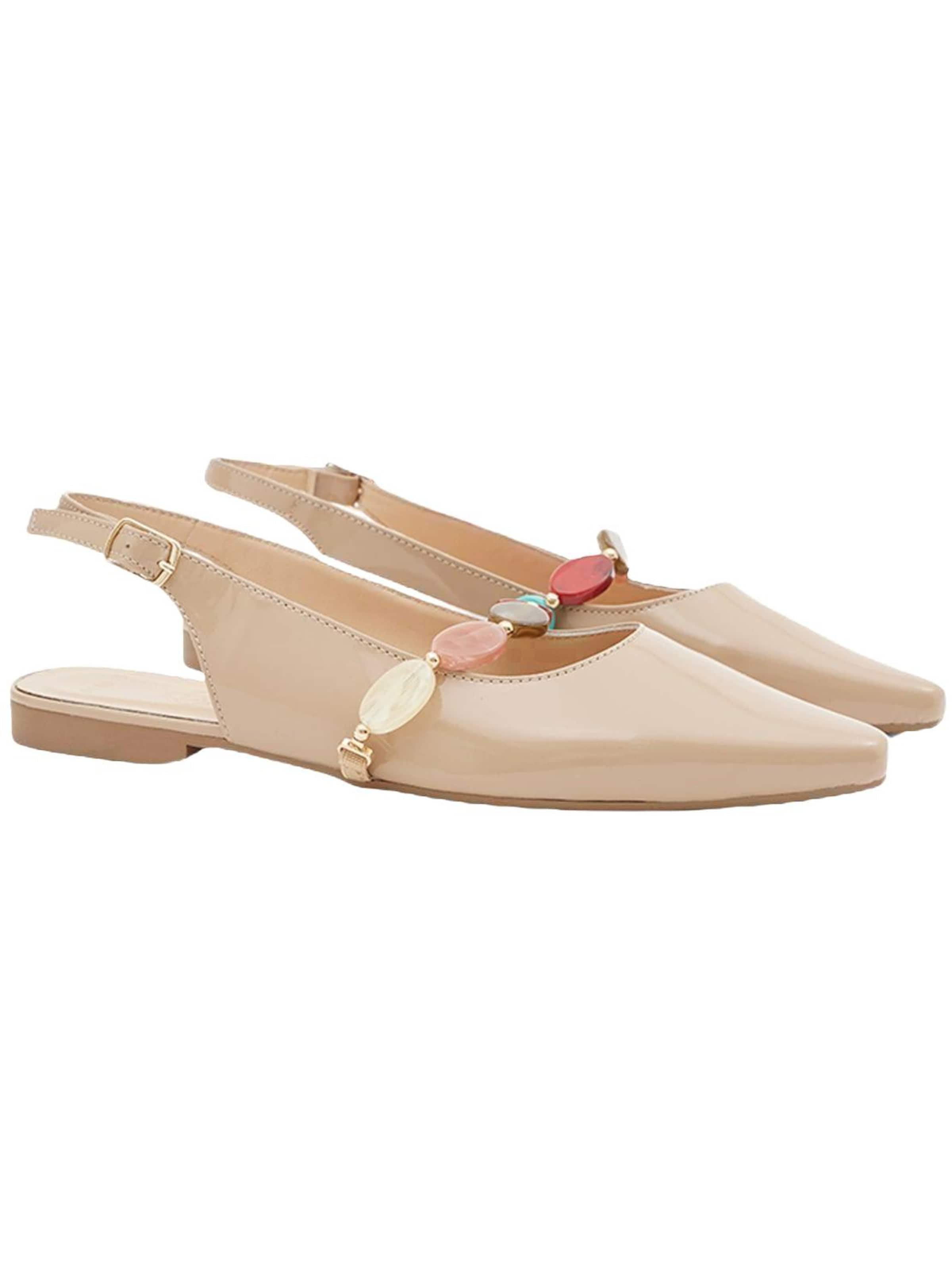 Desa Slingpumps 'Ballerinen' in Beige