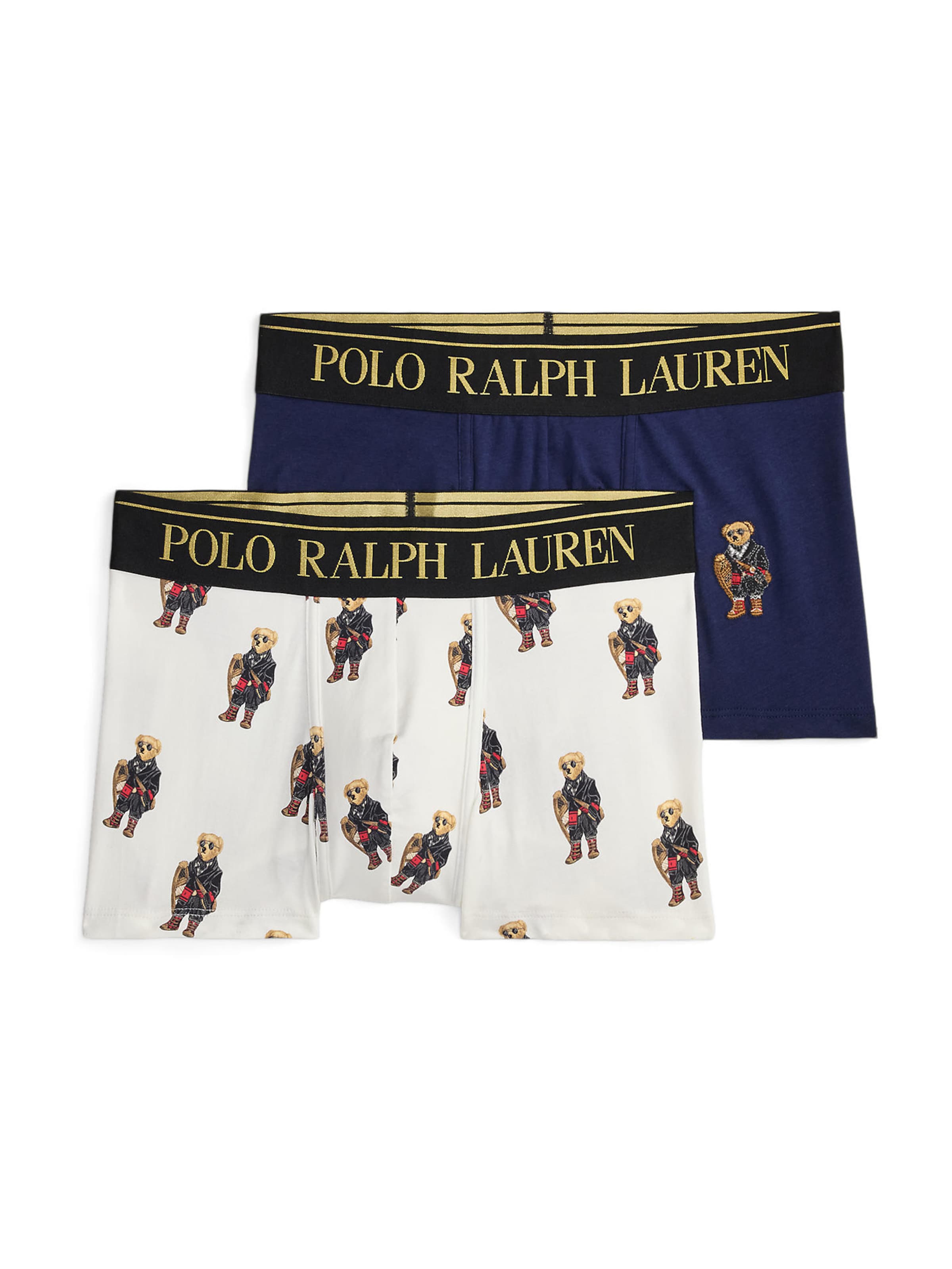 Boxers Polo Ralph Lauren en bleu : devant