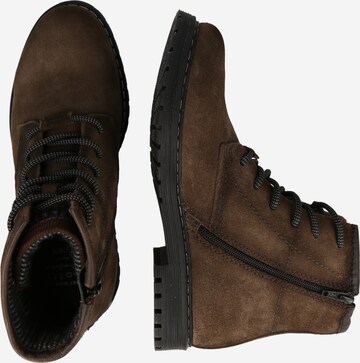 bugatti Lace-Up Boots 'Vaceno' in Brown