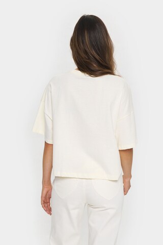 SAINT TROPEZ - Camiseta 'Jalinu' en blanco