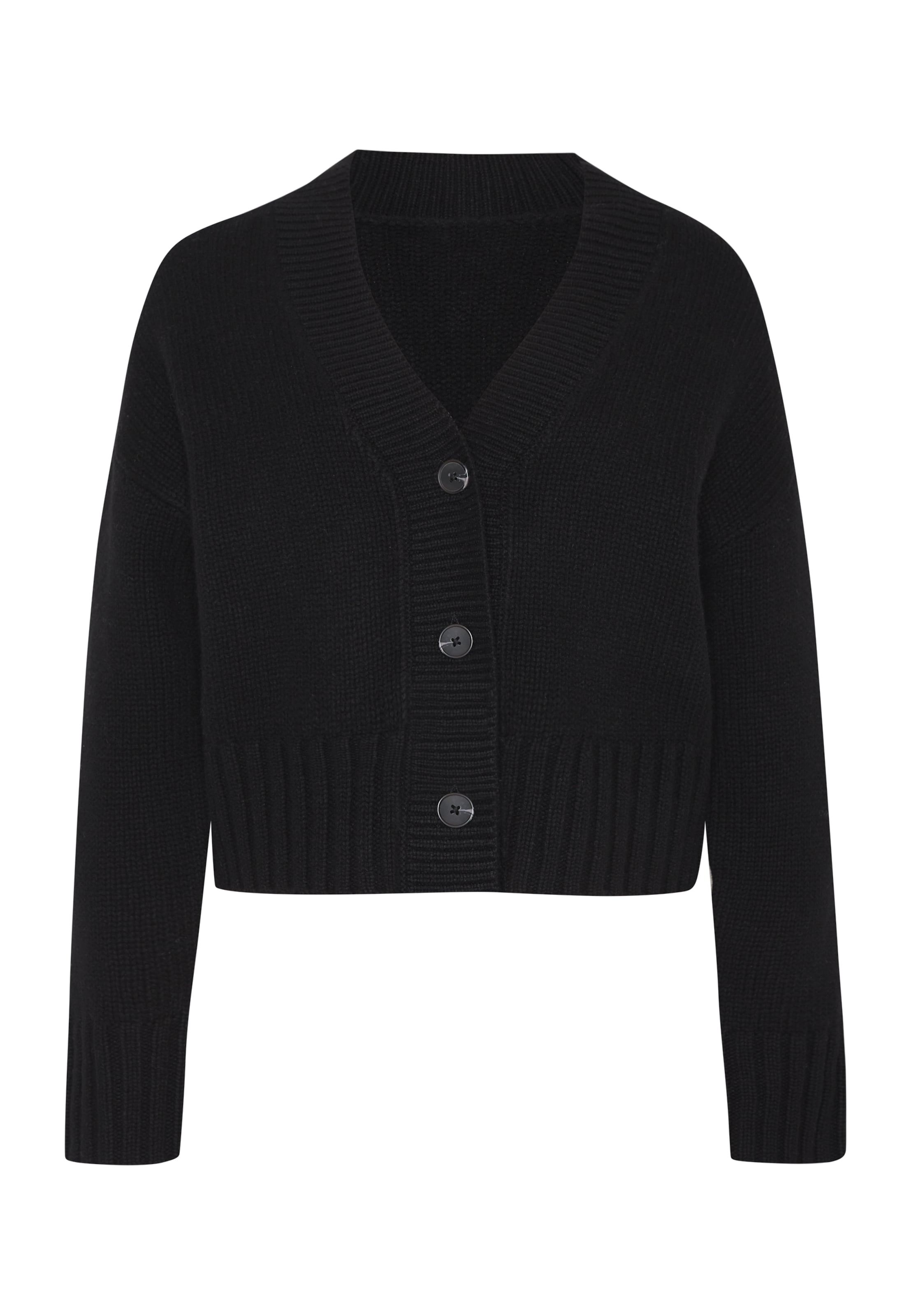Style Republic Knit Cardigan in Black: front