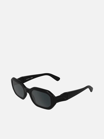 Longchamp - Gafas de sol en negro: frente