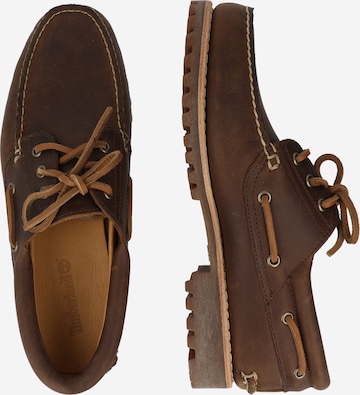 TIMBERLAND Lace-Up Shoes 'Authentics 3 Eye Classic' in Brown