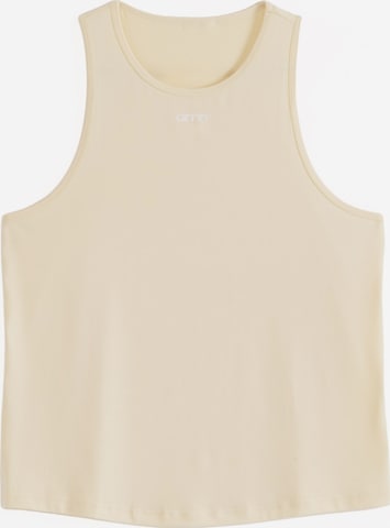 Haut de sport Aim'n en jaune : devant