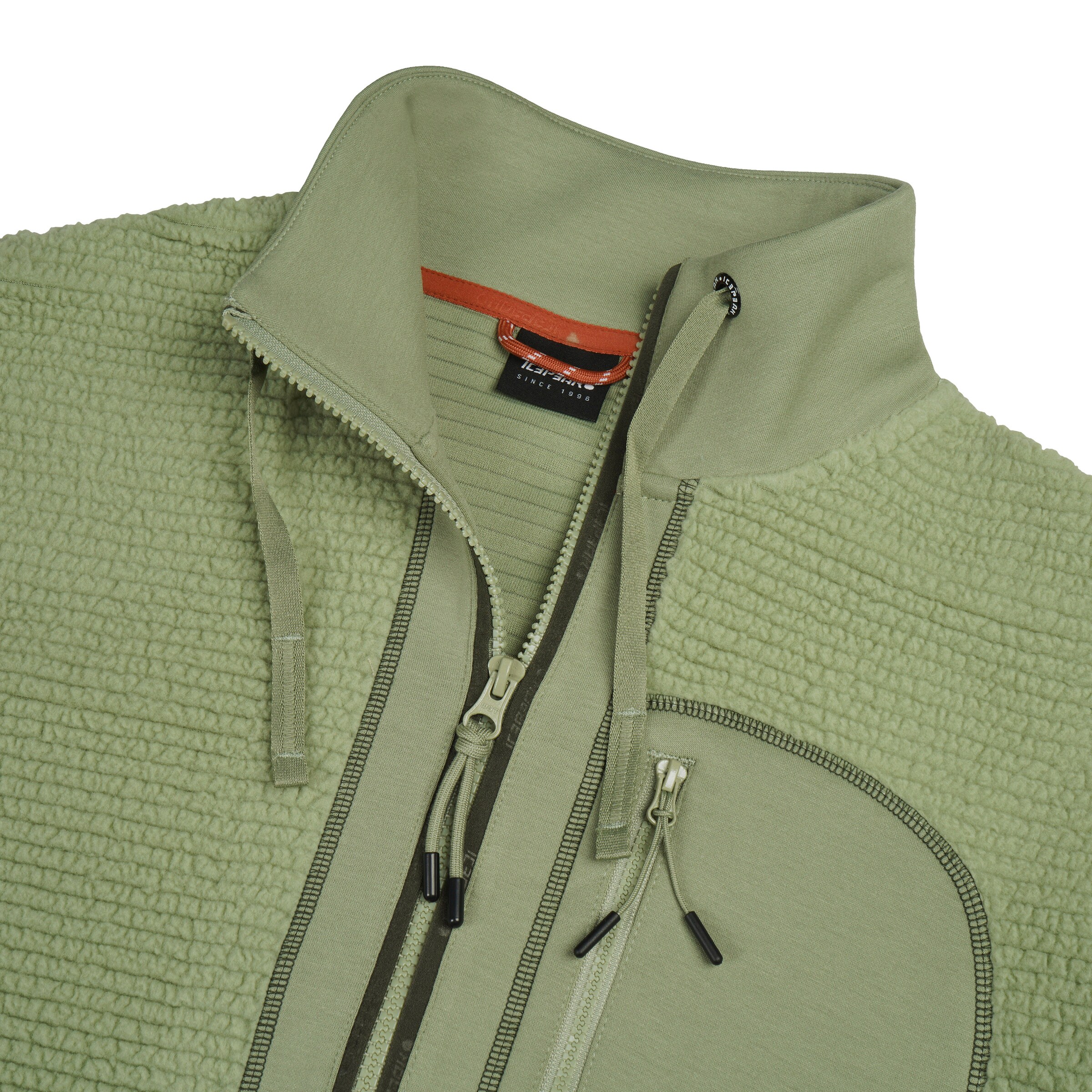 ICEPEAK Athletic Fleece Jacket 'Agene' in Green
