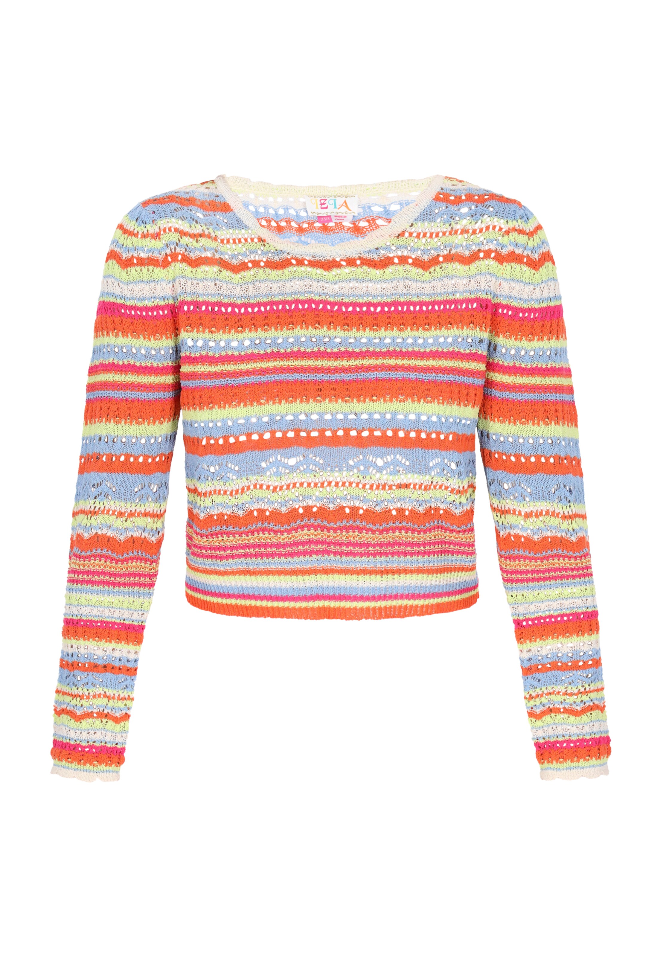IZIA Пуловер в оранжево: отпред