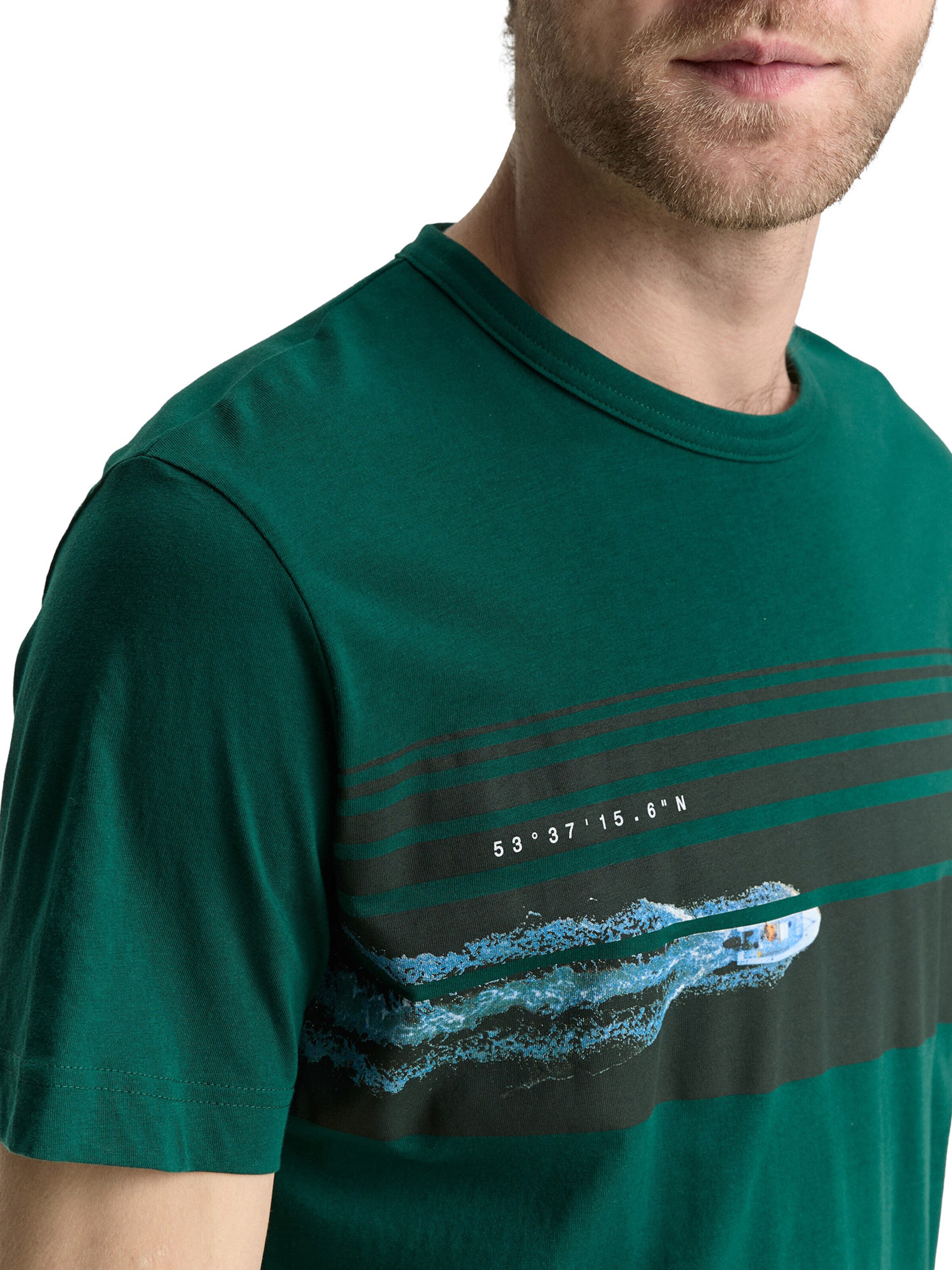 TOM TAILOR Футболка в Зеленый