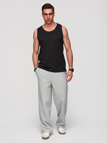 Ombre Shirt in Schwarz