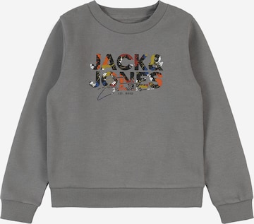 JACK & JONES MINI Mikina 'JJGEPLAS' - Sivá: predná strana