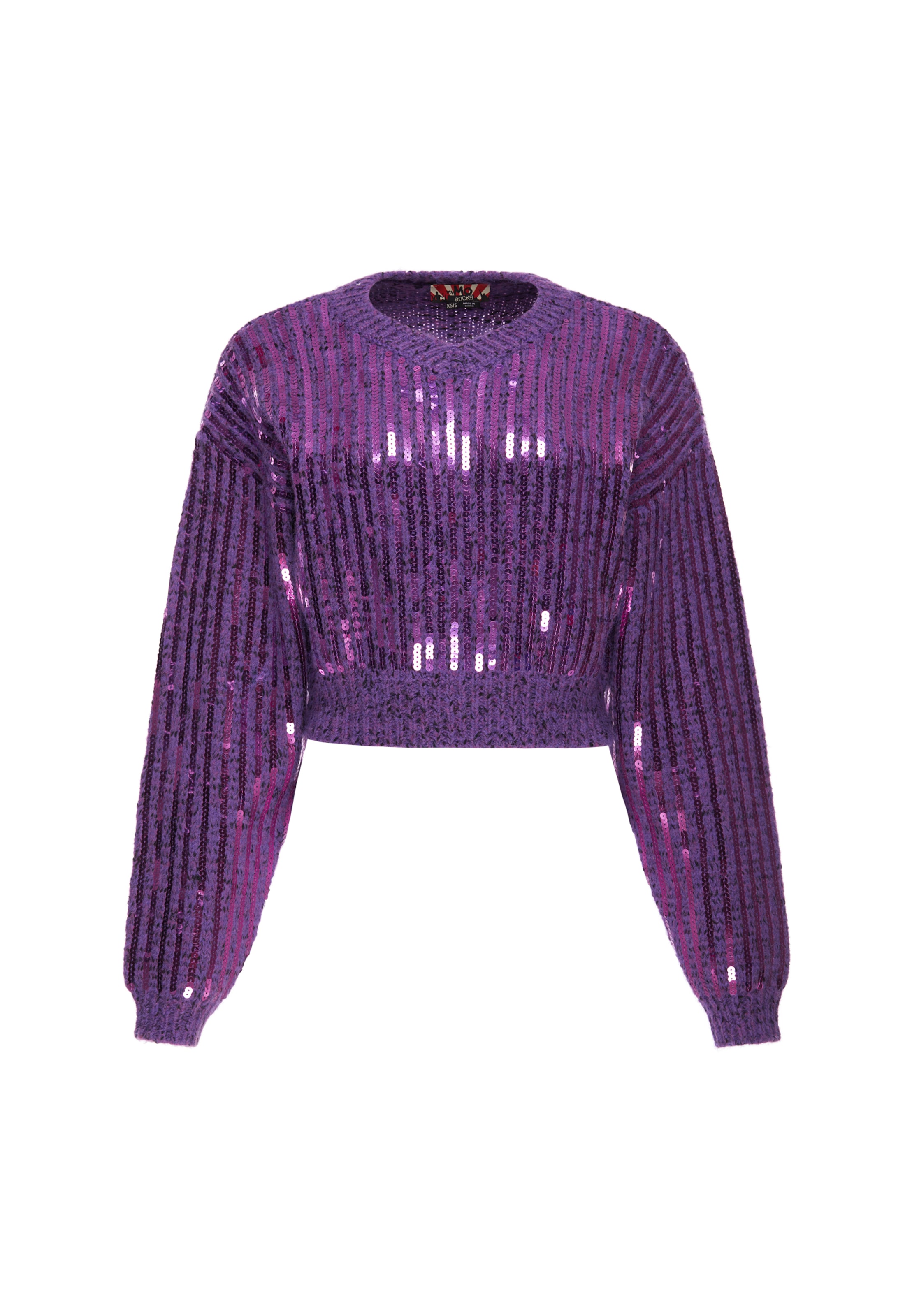 myMo ROCKS - Pullover em roxo: frente