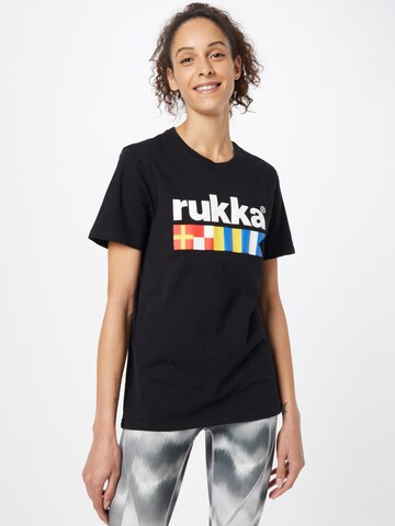 Rukka Performance Shirt 'Valkoja' in Black: front