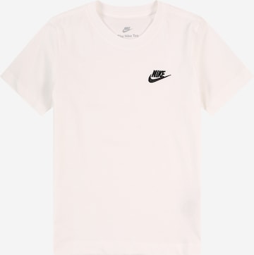 Nike Sportswear Paita 'Futura' värissä valkoinen: etupuoli