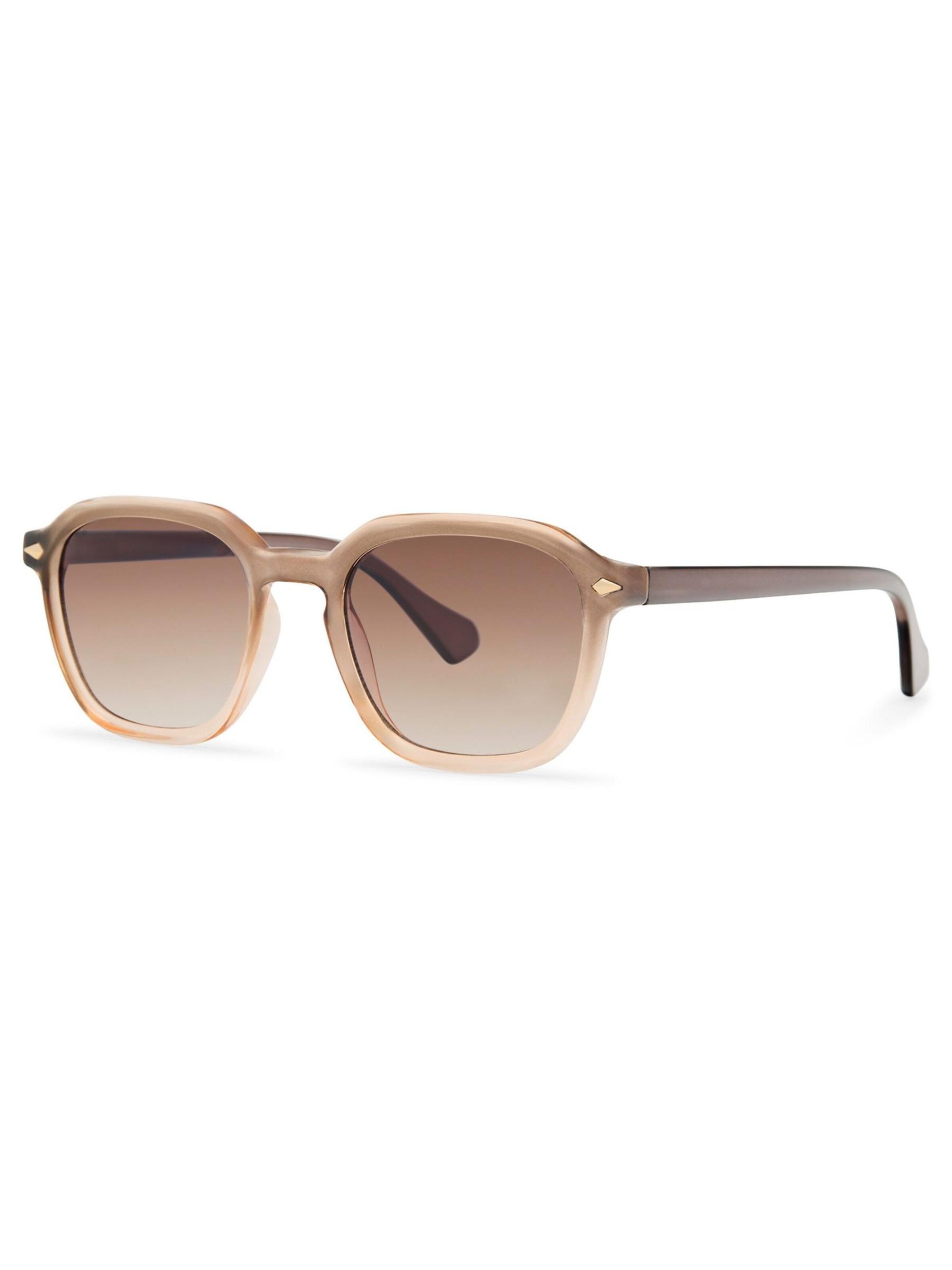 Lunettes de soleil 'Modern Wayfarer' Maxte en beige