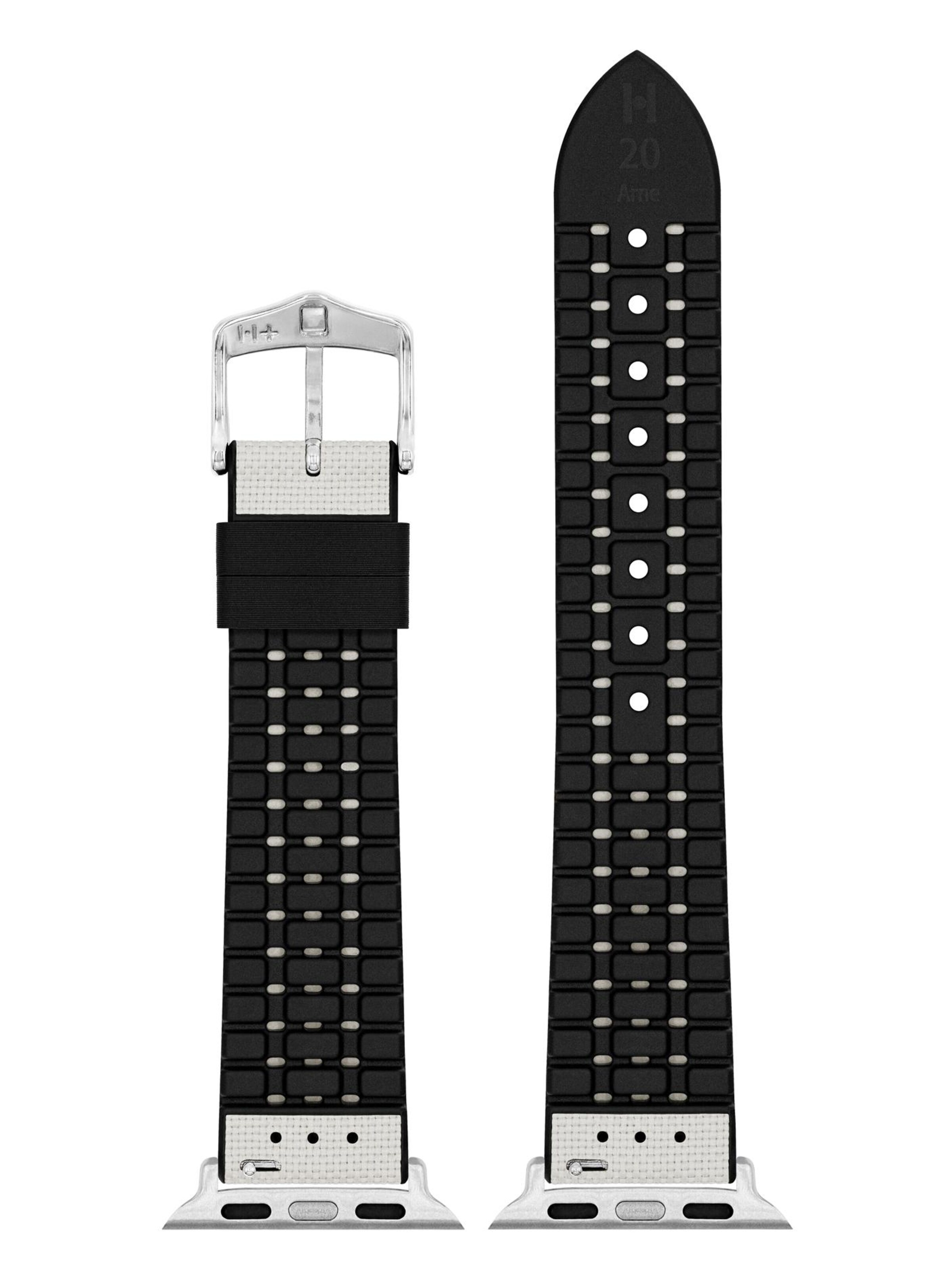 HIRSCH Armbänder - Reloj digital 'Arne for Apple Watch' en gris