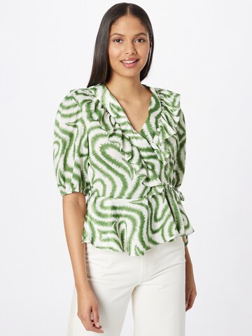 OBJECT Blouse 'PAPAYA' in Green: front