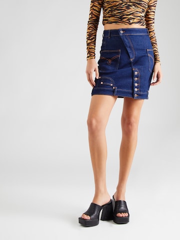 Moschino Jeans Skirt in Blue: front