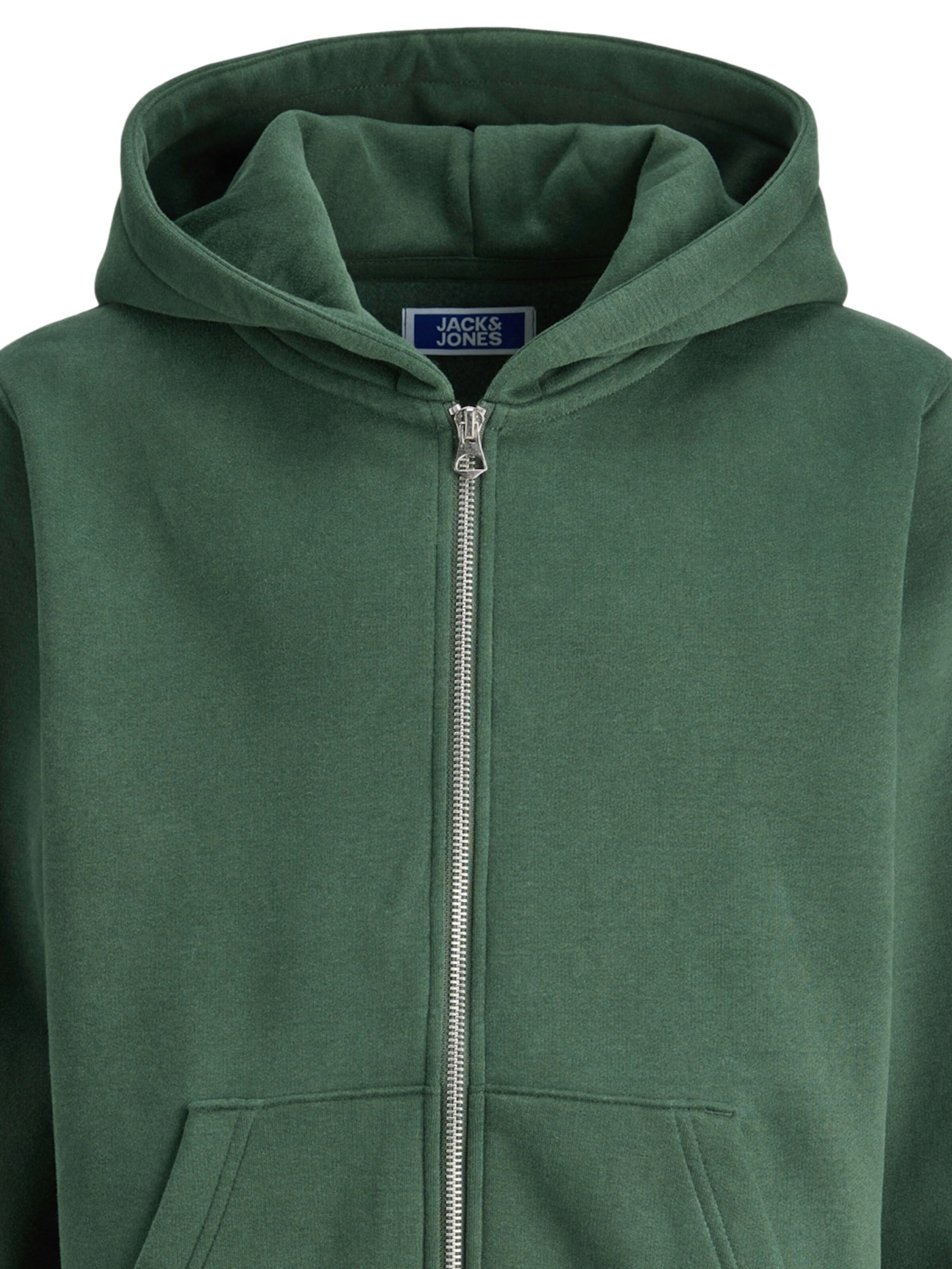 Jack & Jones Junior Sweatvest 'Bedford' in Groen