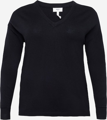 Object Curve Sweater 'THESS' in Black: front
