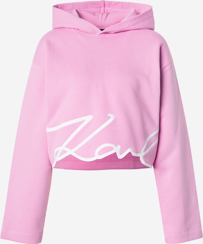 Karl Lagerfeld Collegepaita värissä vaalea pinkki / valkoinen, Tuotenäkymä