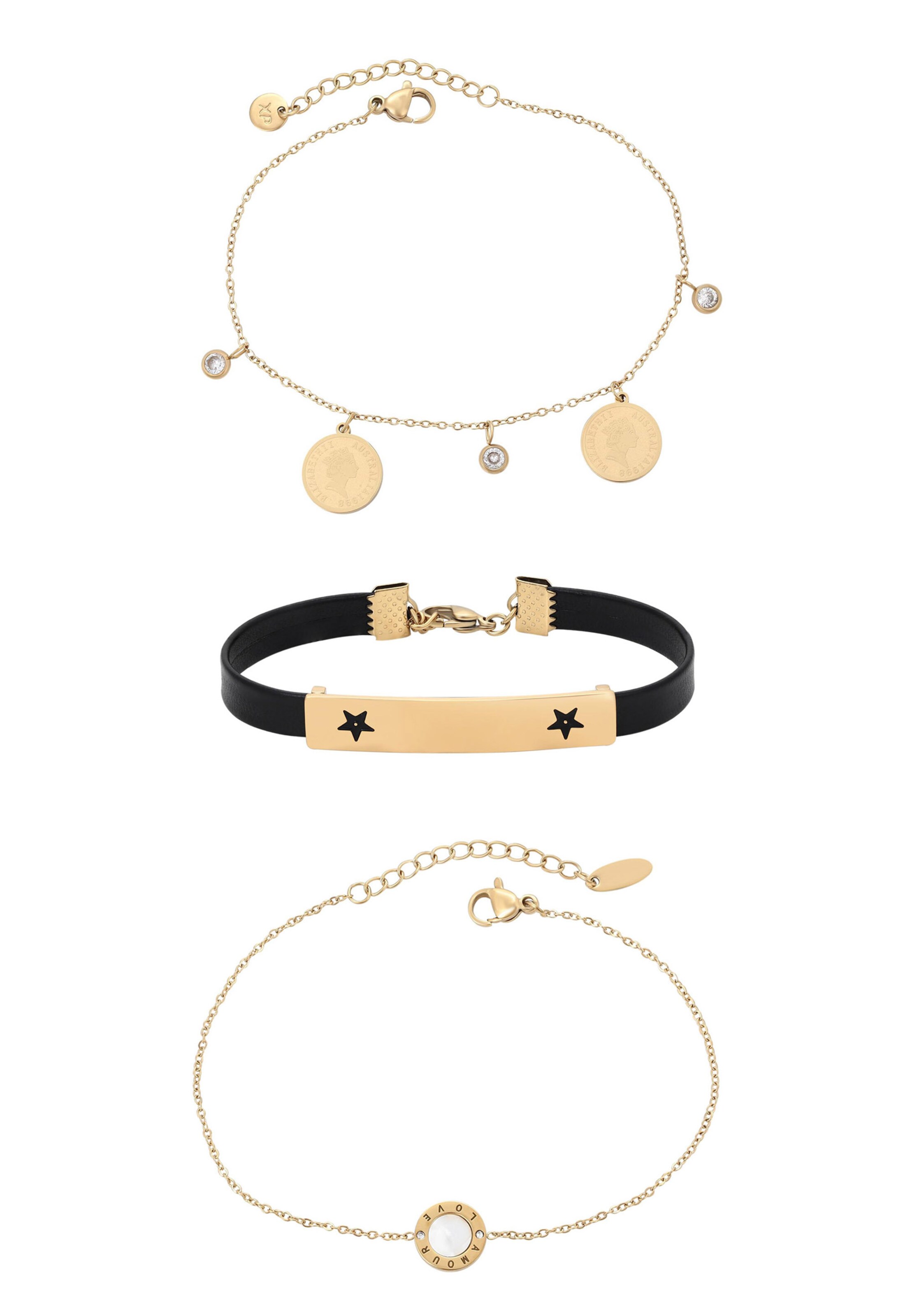 faina - Pulsera en oro: frente