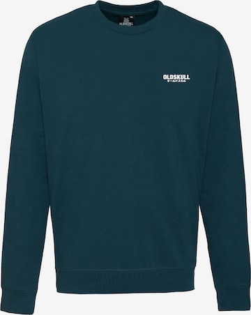 Oldskull Sweatshirt 'Basic Osk' in Groen: voorkant