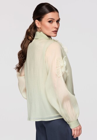 Ombre Blouse in Groen