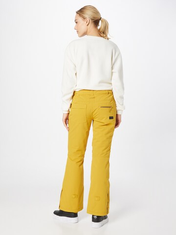 Regular Pantalon outdoor 'NADIA' ROXY en jaune