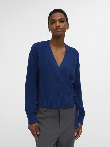 Cardigan 'Malena' OBJECT en bleu : devant