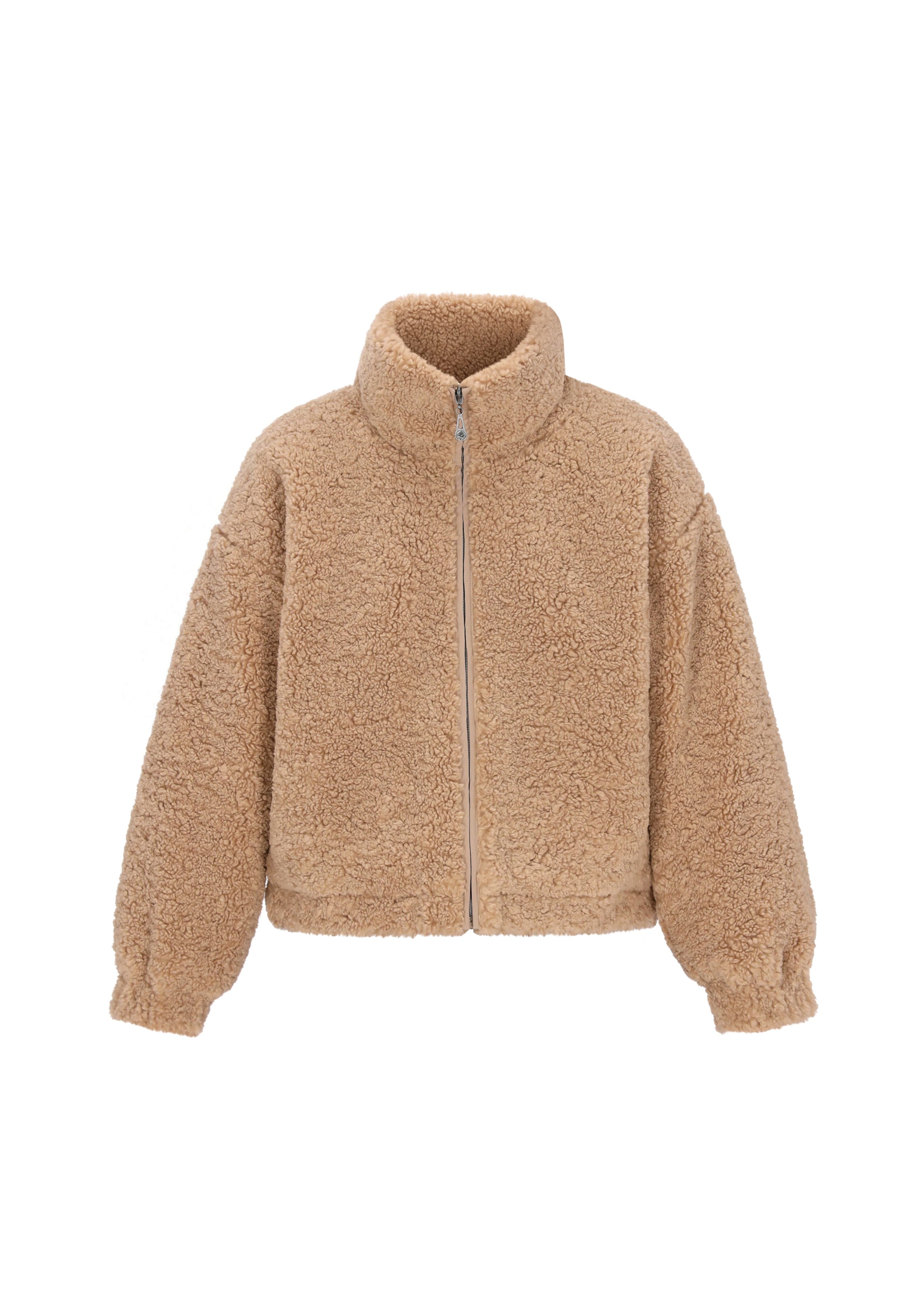 DreiMaster Maritim Winterjacke in Beige: Vorderseite