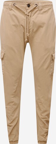 Pantalon cargo Urban Classics en beige : devant