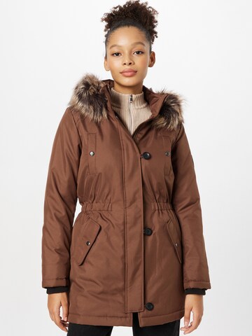 ONLY Winter parka 'Iris' in Brown: front