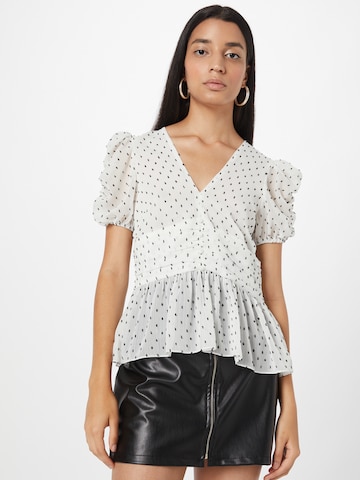 Camicia da donna di River Island in bianco: frontale