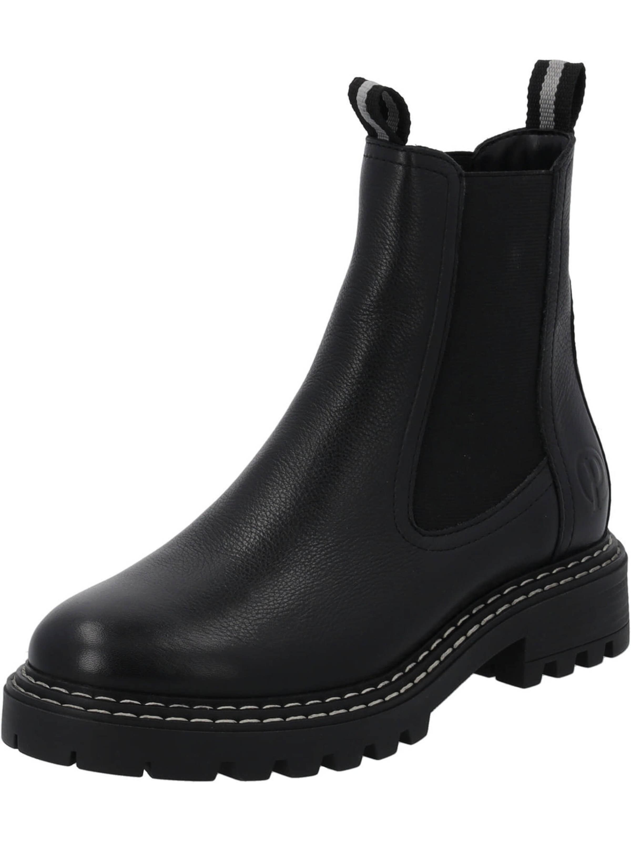 Palado Chelsea boots ' Luctoria' in Zwart: voorkant