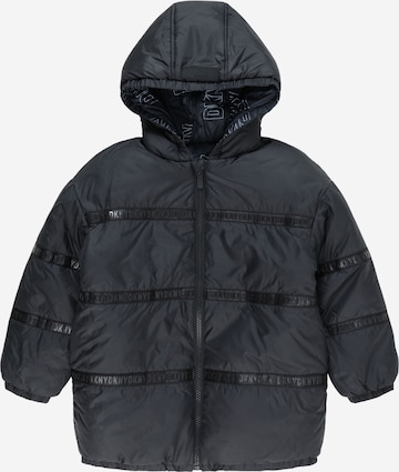 DKNYPrijelazna jakna - crna boja: prednji dio