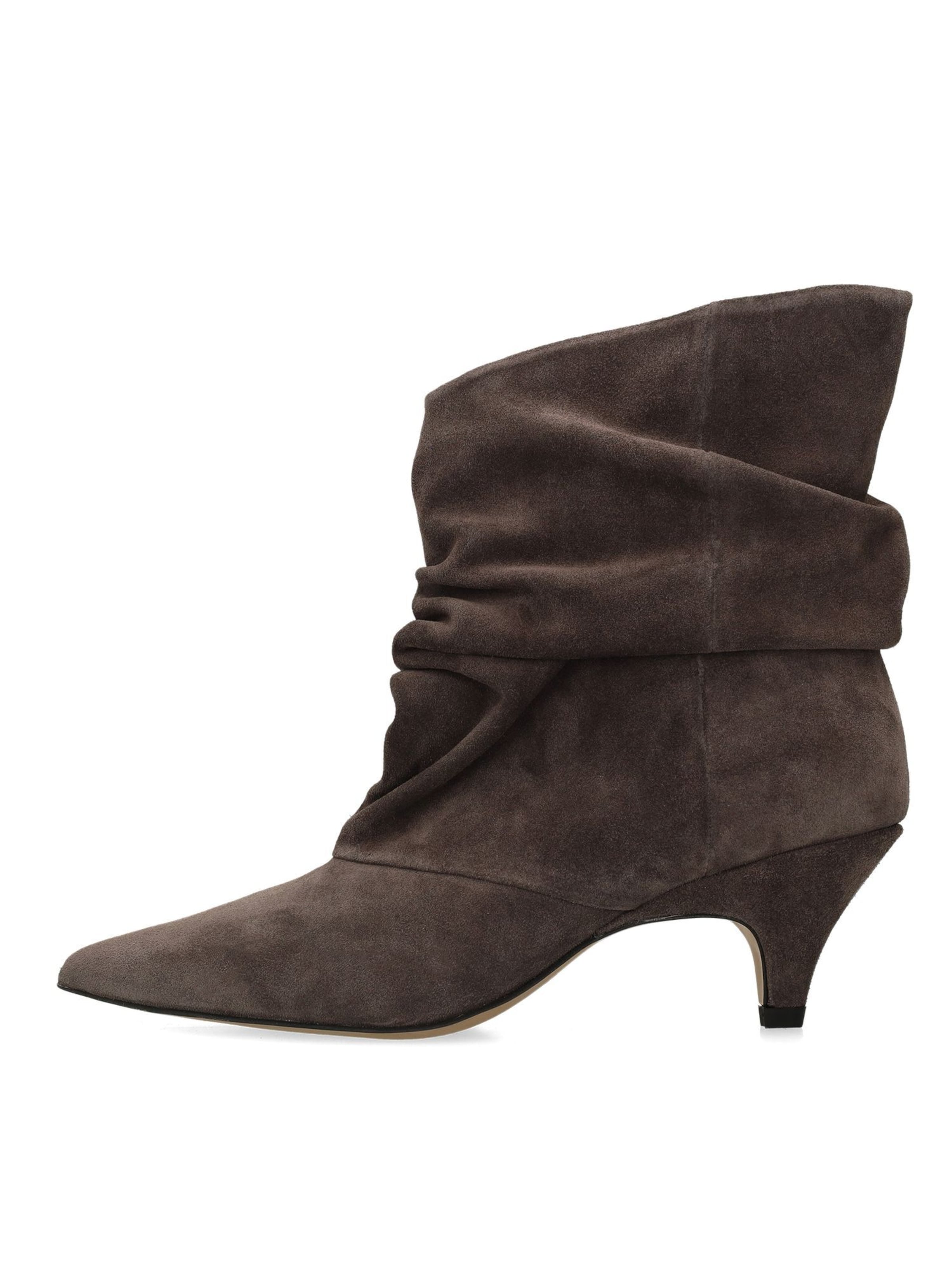 MANFIELD Stiefelette in Grau
