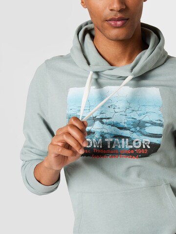 TOM TAILOR Sweatshirt in Blau