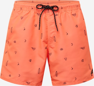 BRUNOTTI Boardshorts i orange: framsida