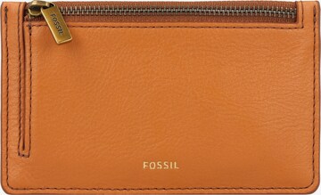 FOSSIL Schlüsselanhänger 'Logan' in Orange: predná strana