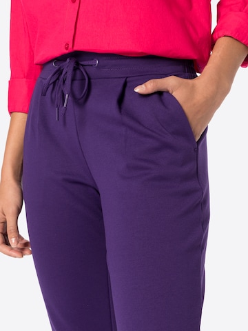 ICHI Tapered Pants 'KATE' in Purple